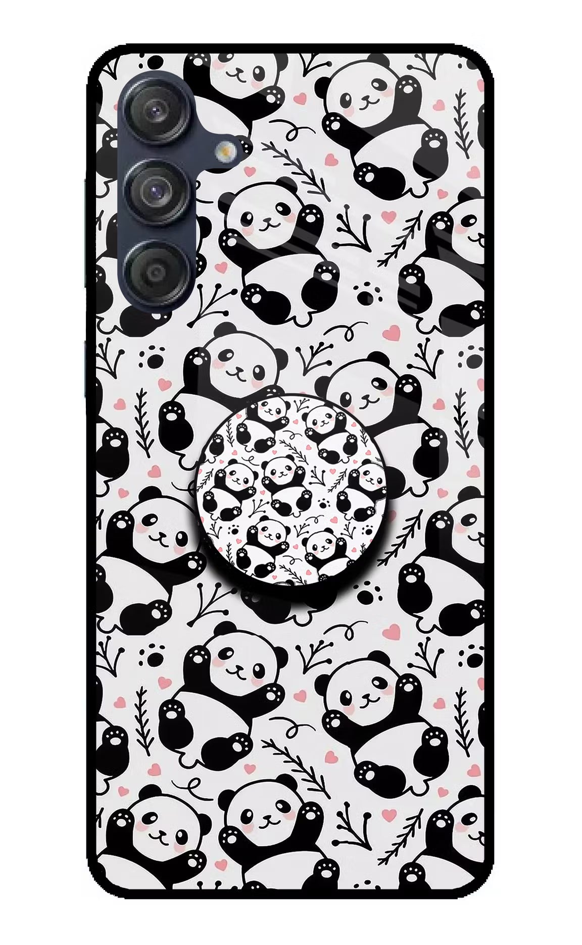 Cute Panda Samsung M55 5G Pop Case by Casekaro