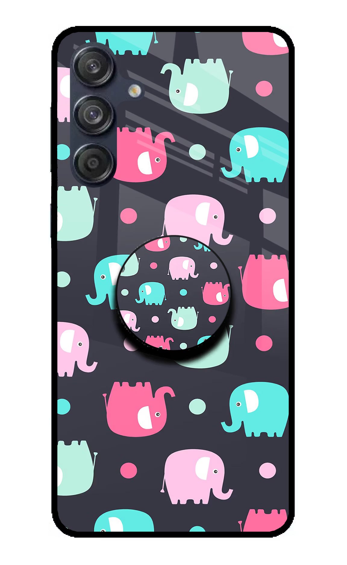 Baby Elephants Samsung M55 5G Pop Case by Casekaro