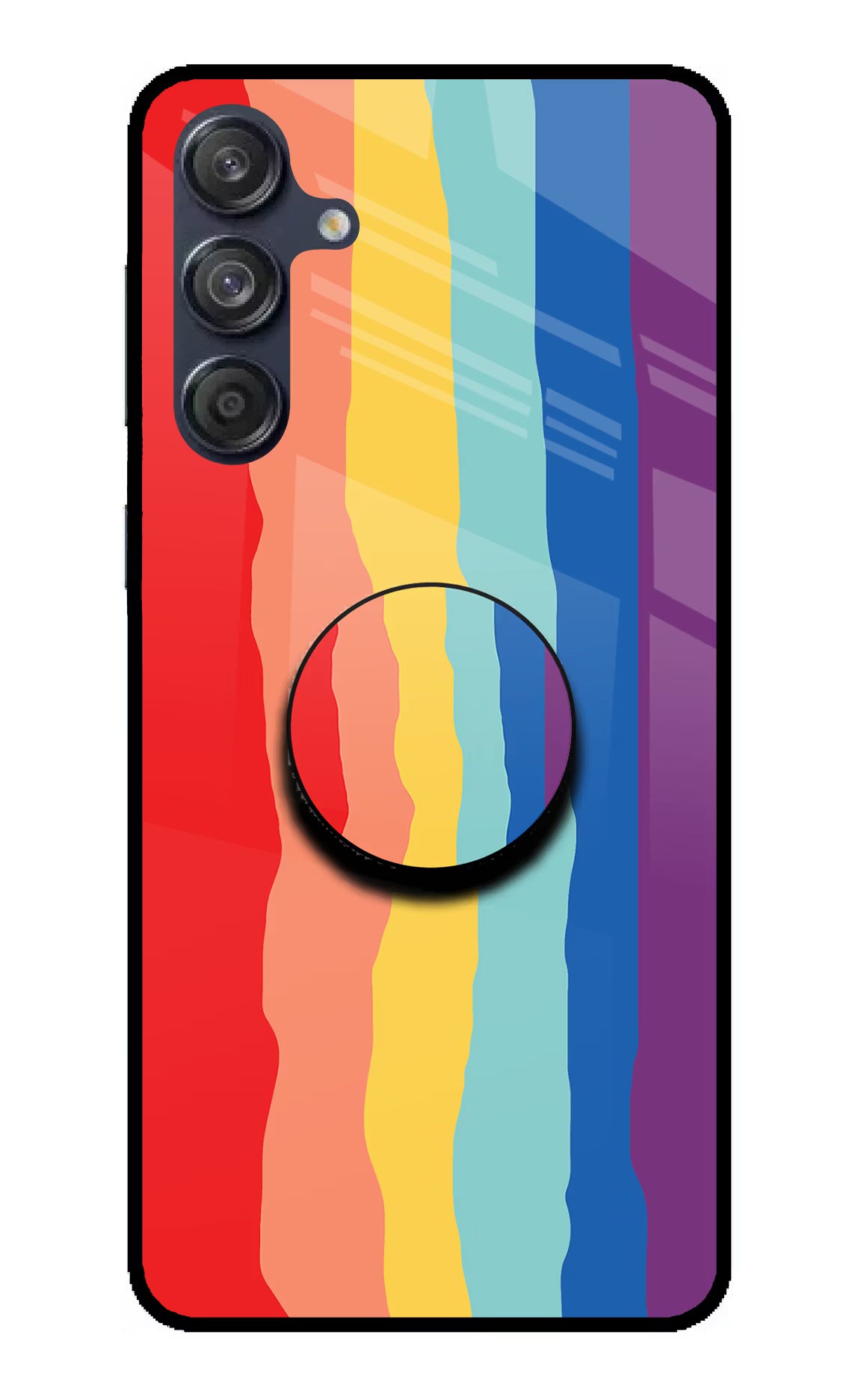 Rainbow Samsung M55 5G Pop Case by Casekaro