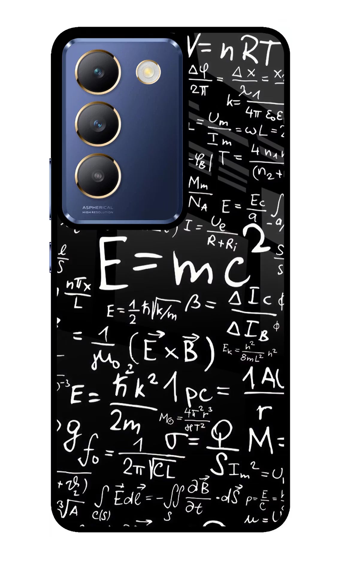 Physics Formula Vivo Y200E 5G/T3 5G Glass Case Back Cover by Casekaro