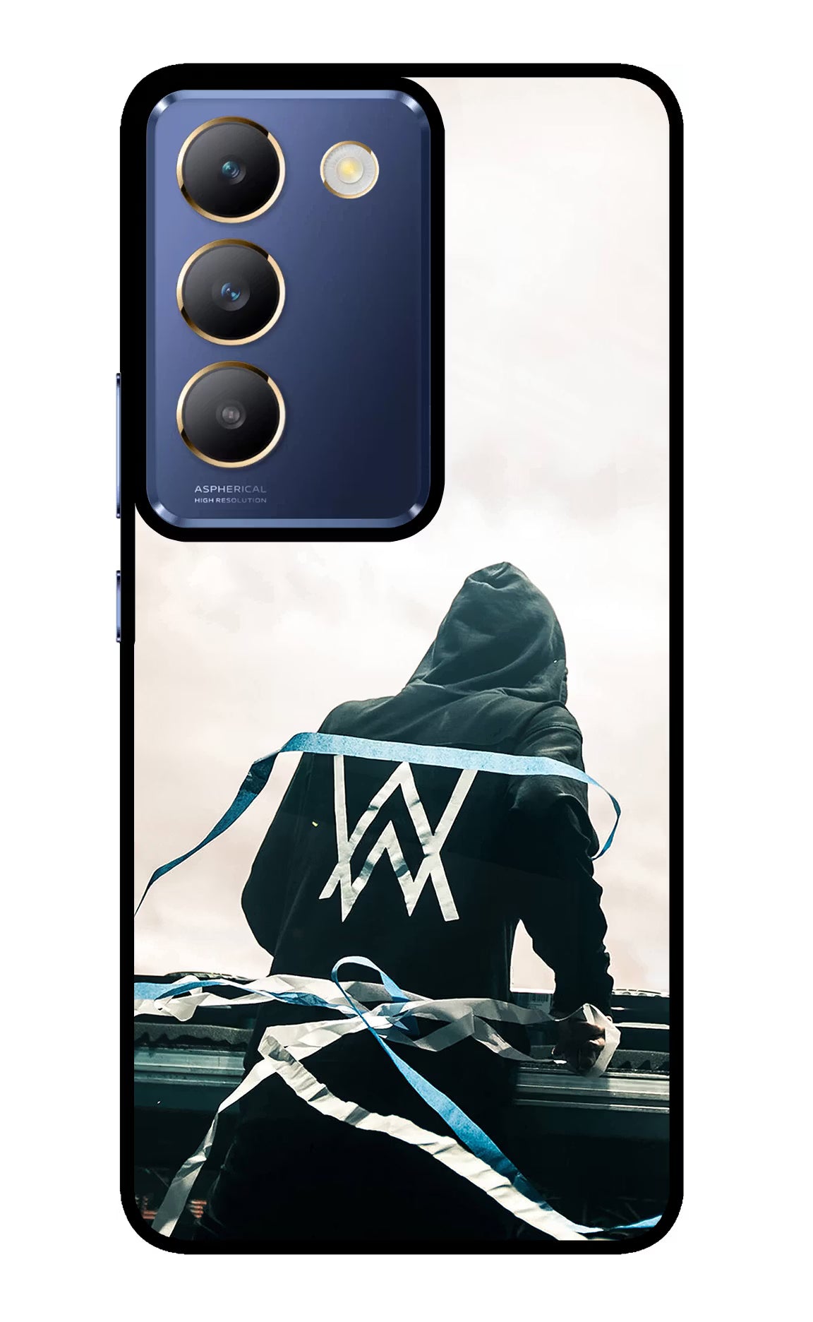 Alan Walker Vivo Y200E 5G/T3 5G Glass Case Back Cover by Casekaro