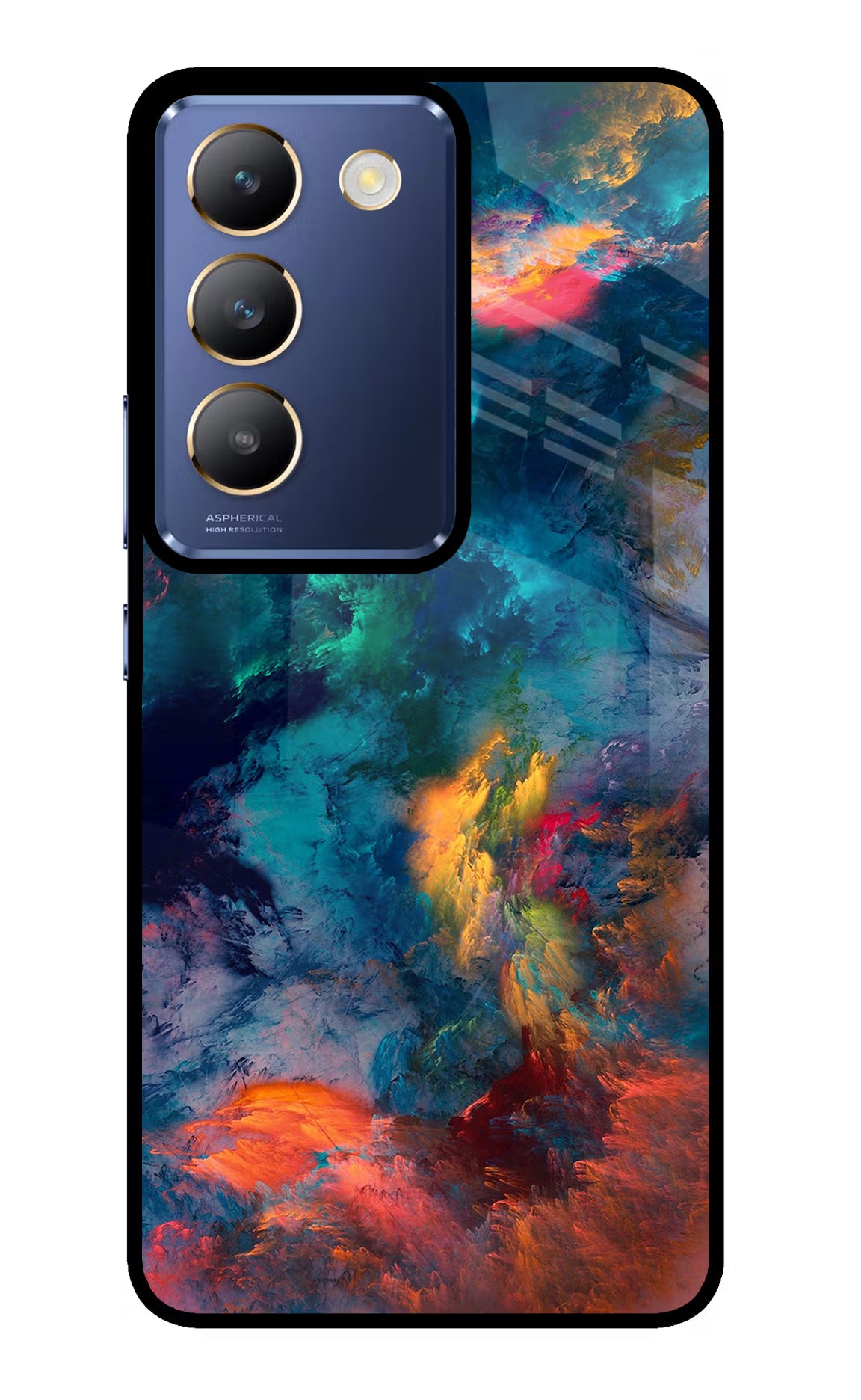 Artwork Paint Vivo Y200E 5G/T3 5G Glass Case Back Cover by Casekaro
