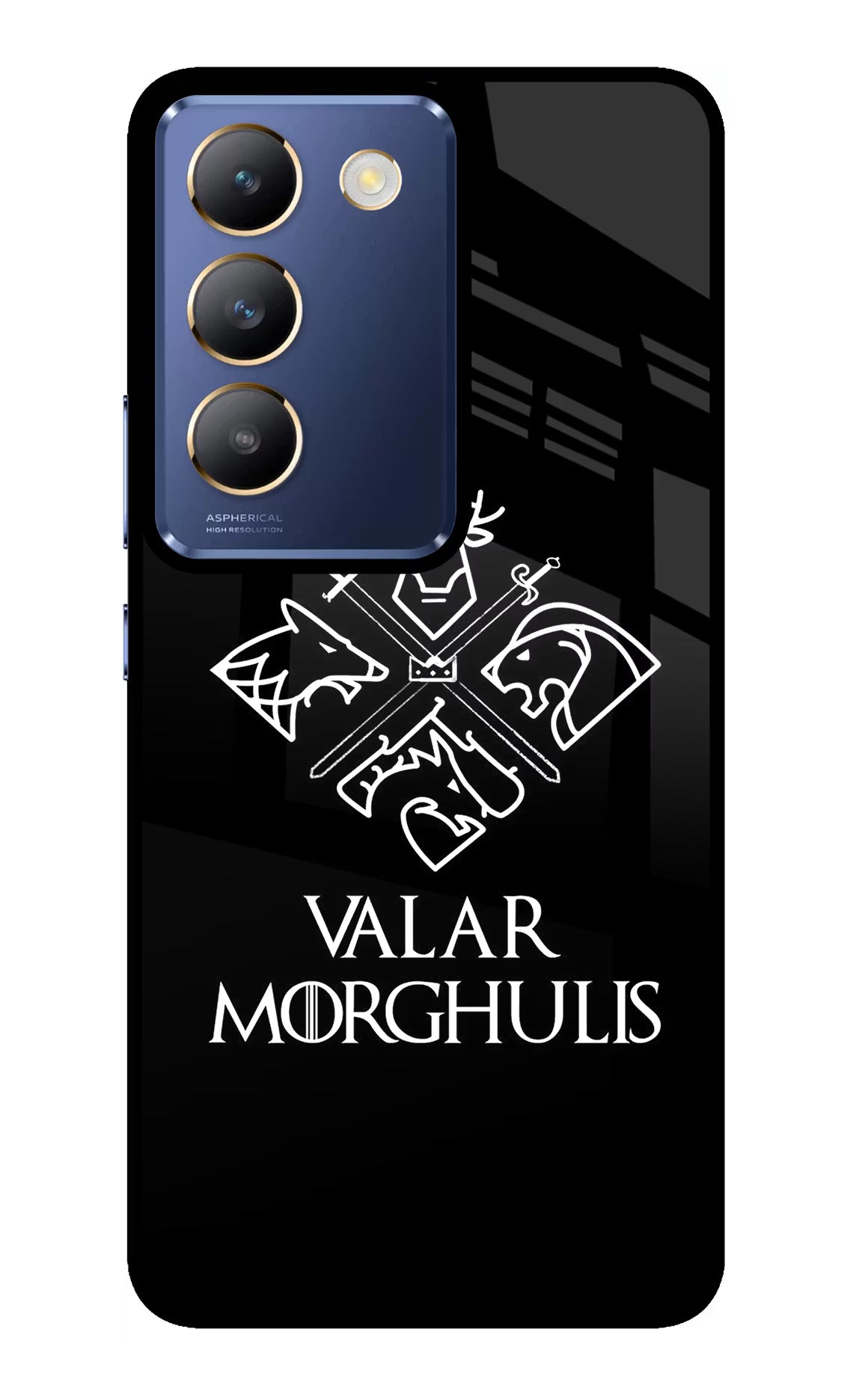Valar Morghulis | Game Of Thrones Vivo Y200E 5G/T3 5G Glass Case Back Cover by Casekaro