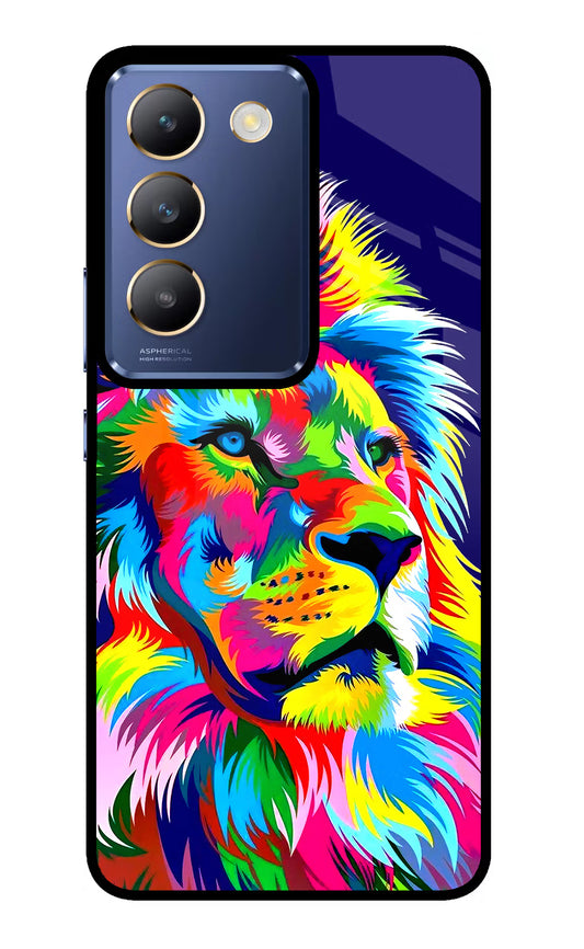 Vector Art Lion Vivo Y200E 5G/T3 5G Glass Case