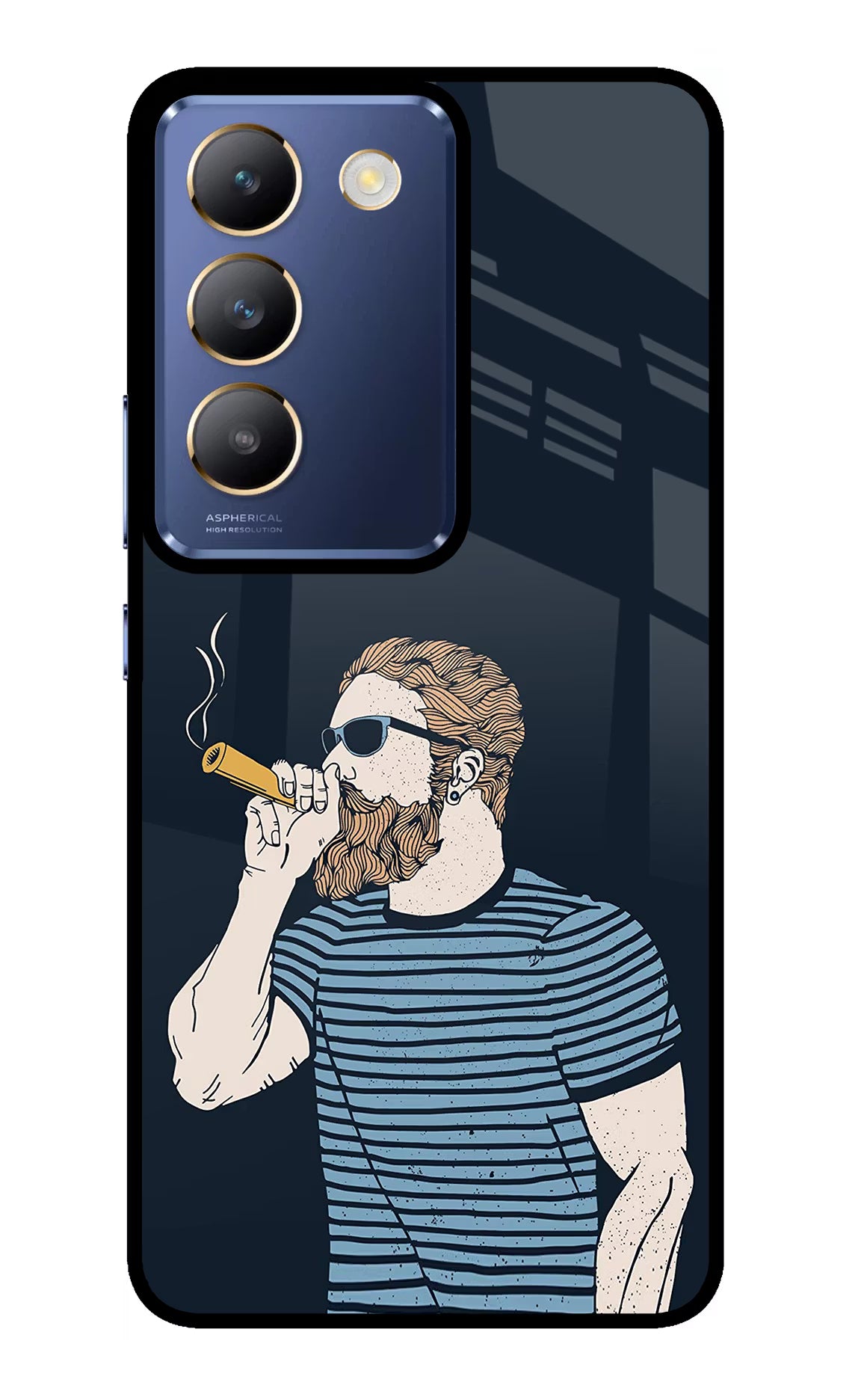 Smoking Vivo Y200E 5G/T3 5G Glass Case