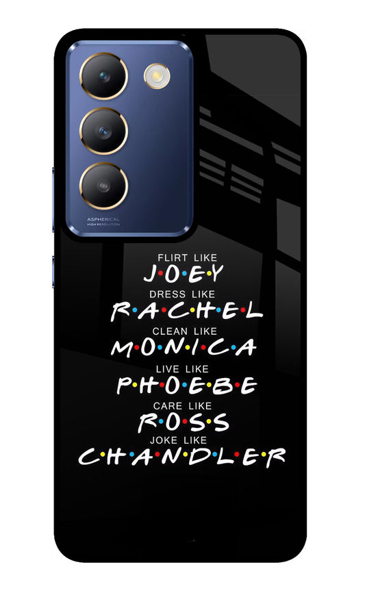 FRIENDS Character Vivo Y200E 5G/T3 5G Glass Case
