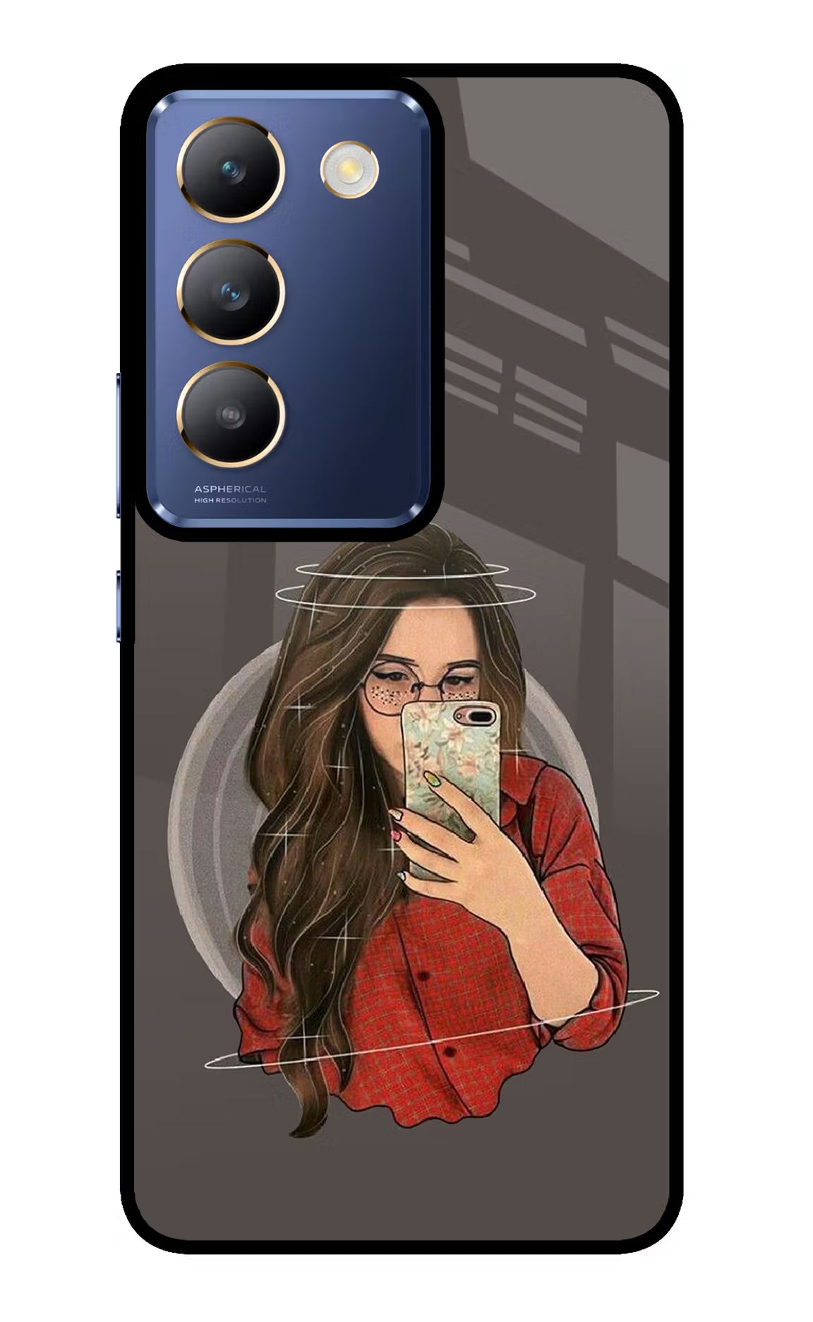 Selfie Queen Vivo Y200E 5G/T3 5G Glass Case