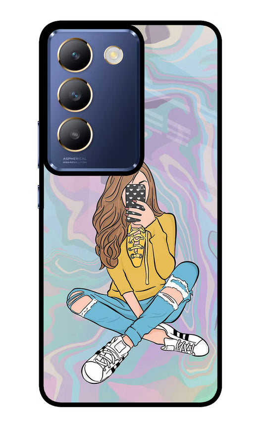 Selfie Girl Vivo Y200E 5G/T3 5G Glass Case