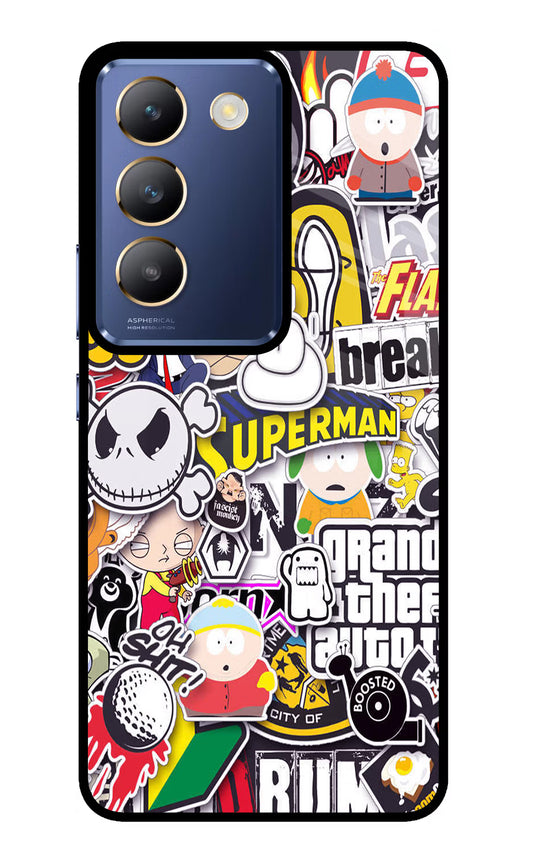 Sticker Bomb Vivo Y200E 5G/T3 5G Glass Case