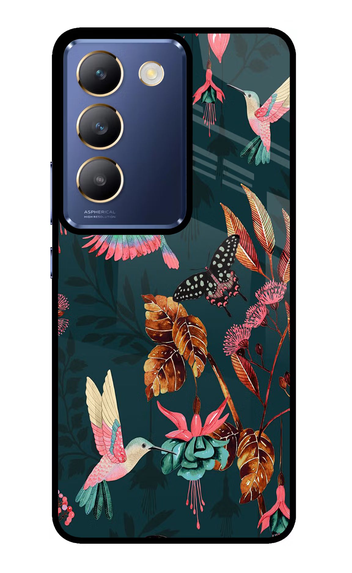 Birds Vivo Y200E 5G/T3 5G Glass Case