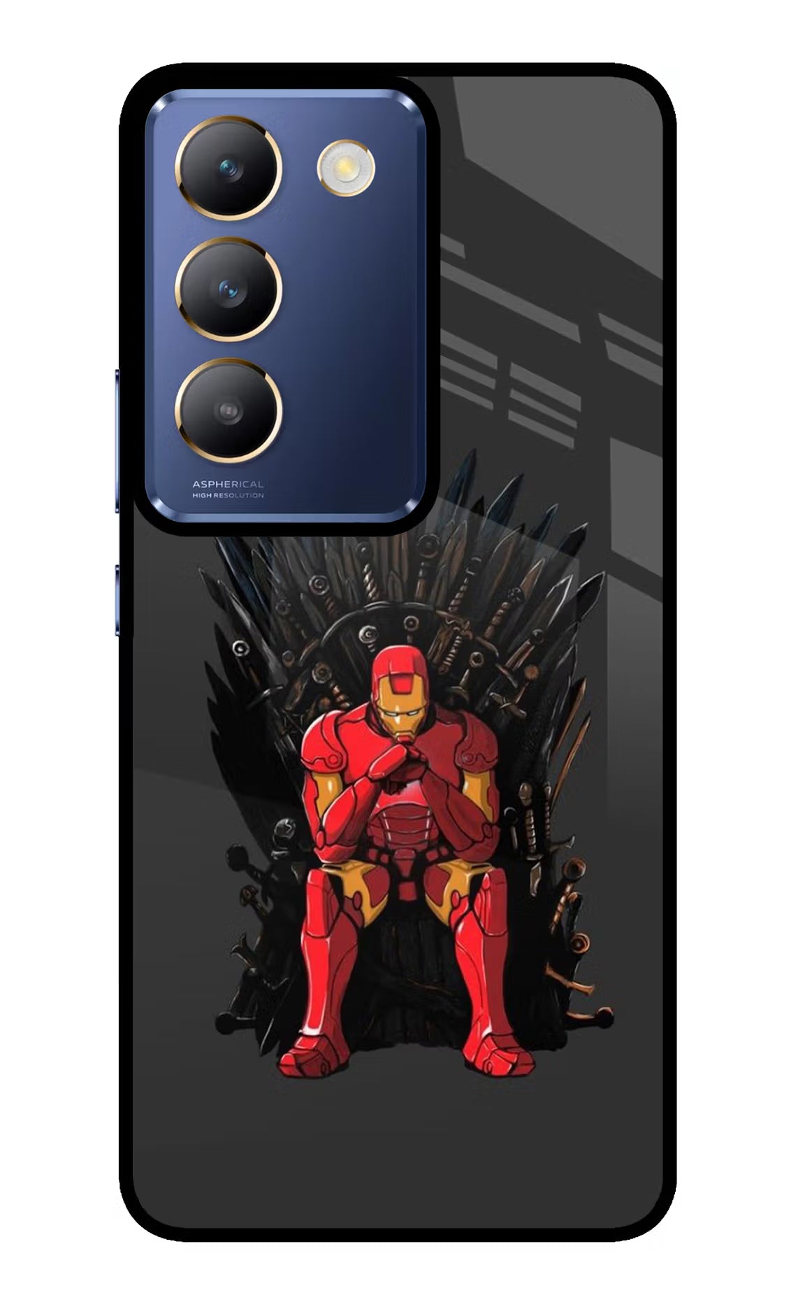 Ironman Throne Vivo Y200E 5G/T3 5G Glass Case