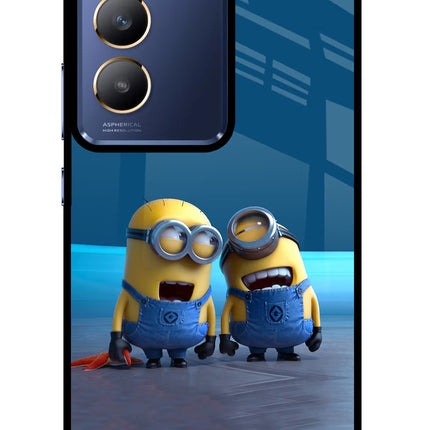 Minion Laughing Vivo Y200E 5G/T3 5G Glass Case