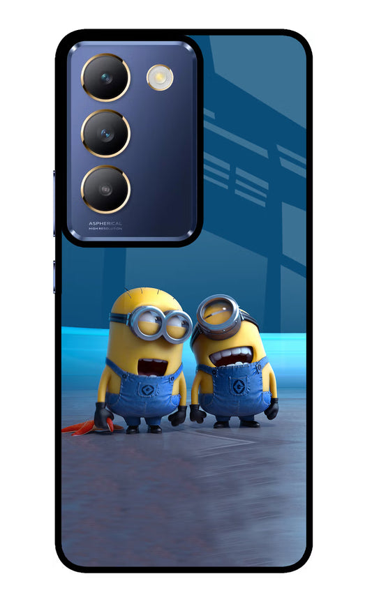 Minion Laughing Vivo Y200E 5G/T3 5G Glass Case