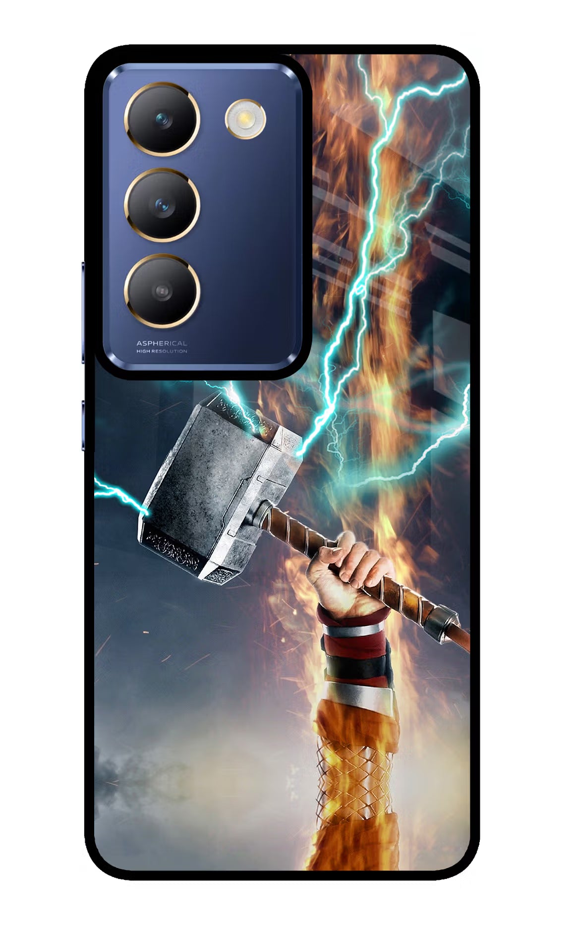 Thor Hammer Mjolnir Vivo Y200E 5G/T3 5G Glass Case