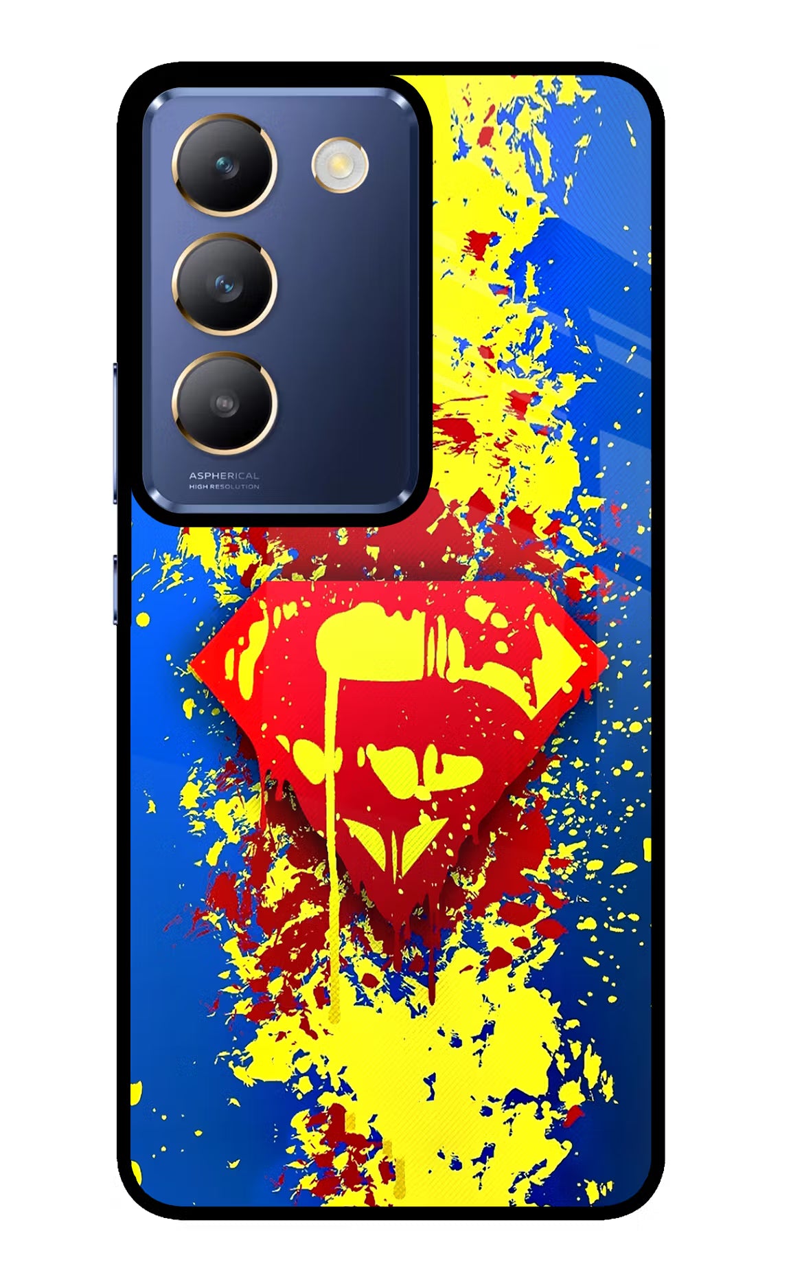 Superman logo Vivo Y200E 5G/T3 5G Glass Case