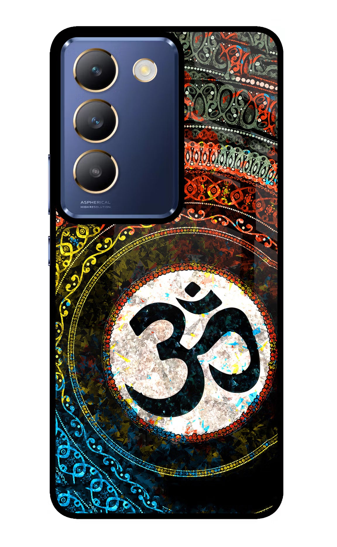 Om Cultural Vivo Y200E 5G/T3 5G Glass Case