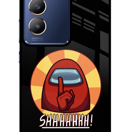 Among Us Shhh! Vivo Y200E 5G/T3 5G Glass Case