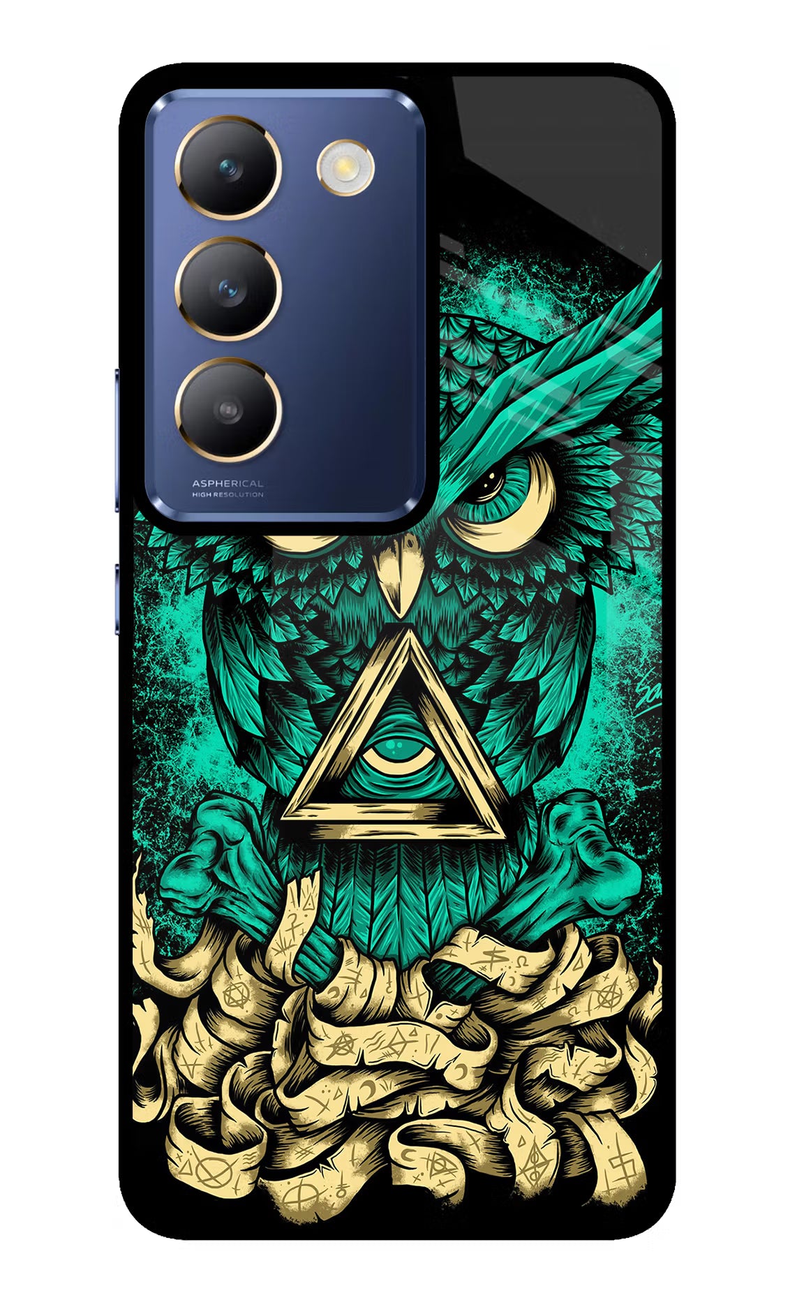 Green Owl Vivo Y200E 5G/T3 5G Glass Case