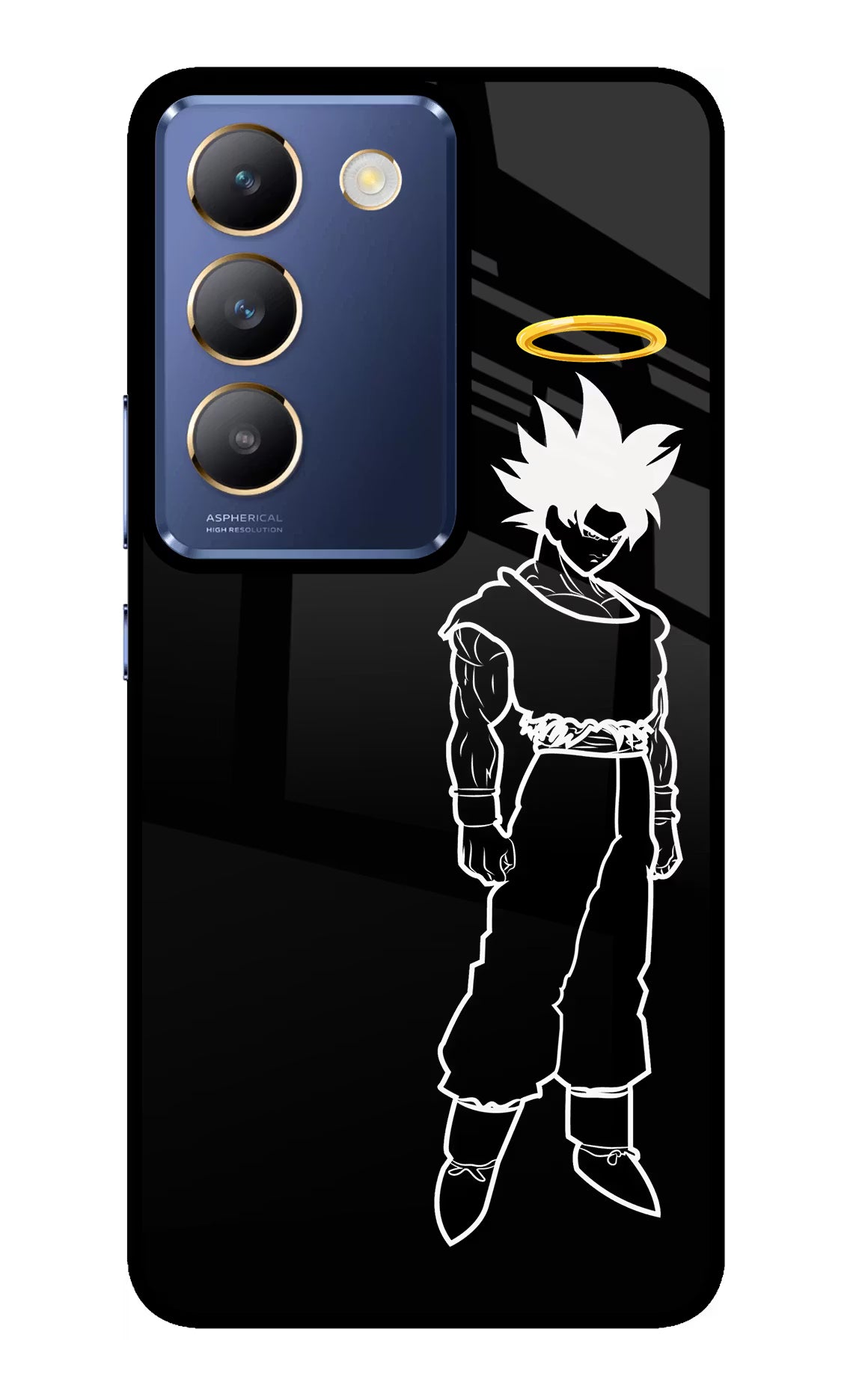 DBS Character Vivo Y200E 5G/T3 5G Glass Case Back Cover by Casekaro