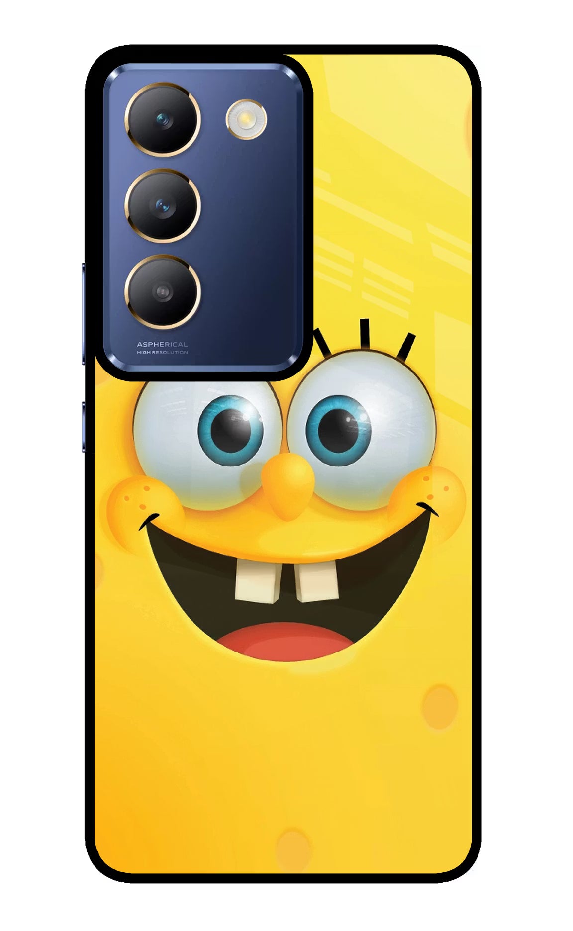 Sponge 1 Vivo Y200E 5G/T3 5G Glass Case Back Cover by Casekaro