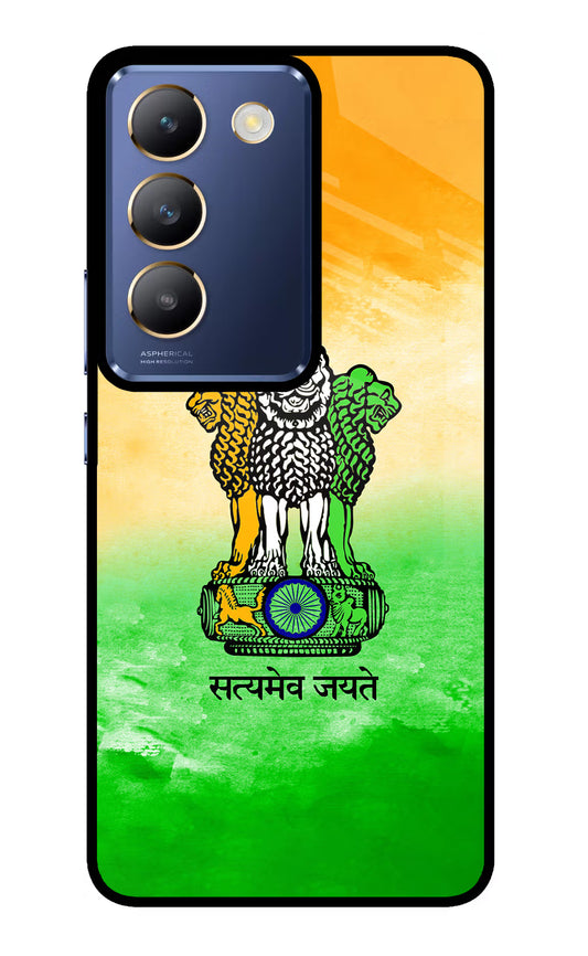 Satyamev Jayate Flag Vivo Y200E 5G/T3 5G Glass Case