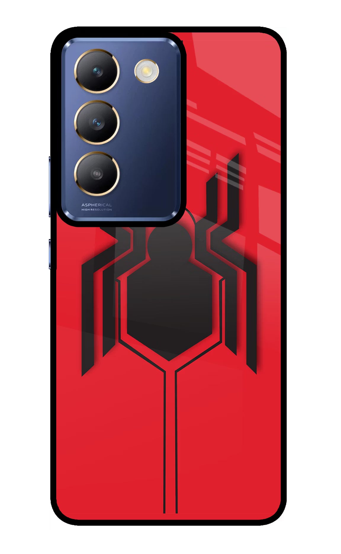 Spider Vivo Y200E 5G/T3 5G Glass Case Back Cover by Casekaro