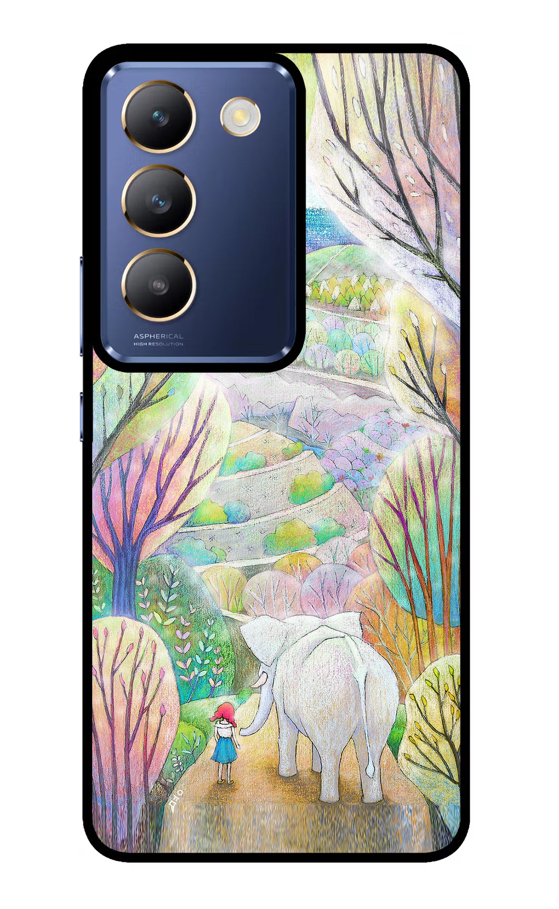 Nature Painting Vivo Y200E 5G/T3 5G Glass Case