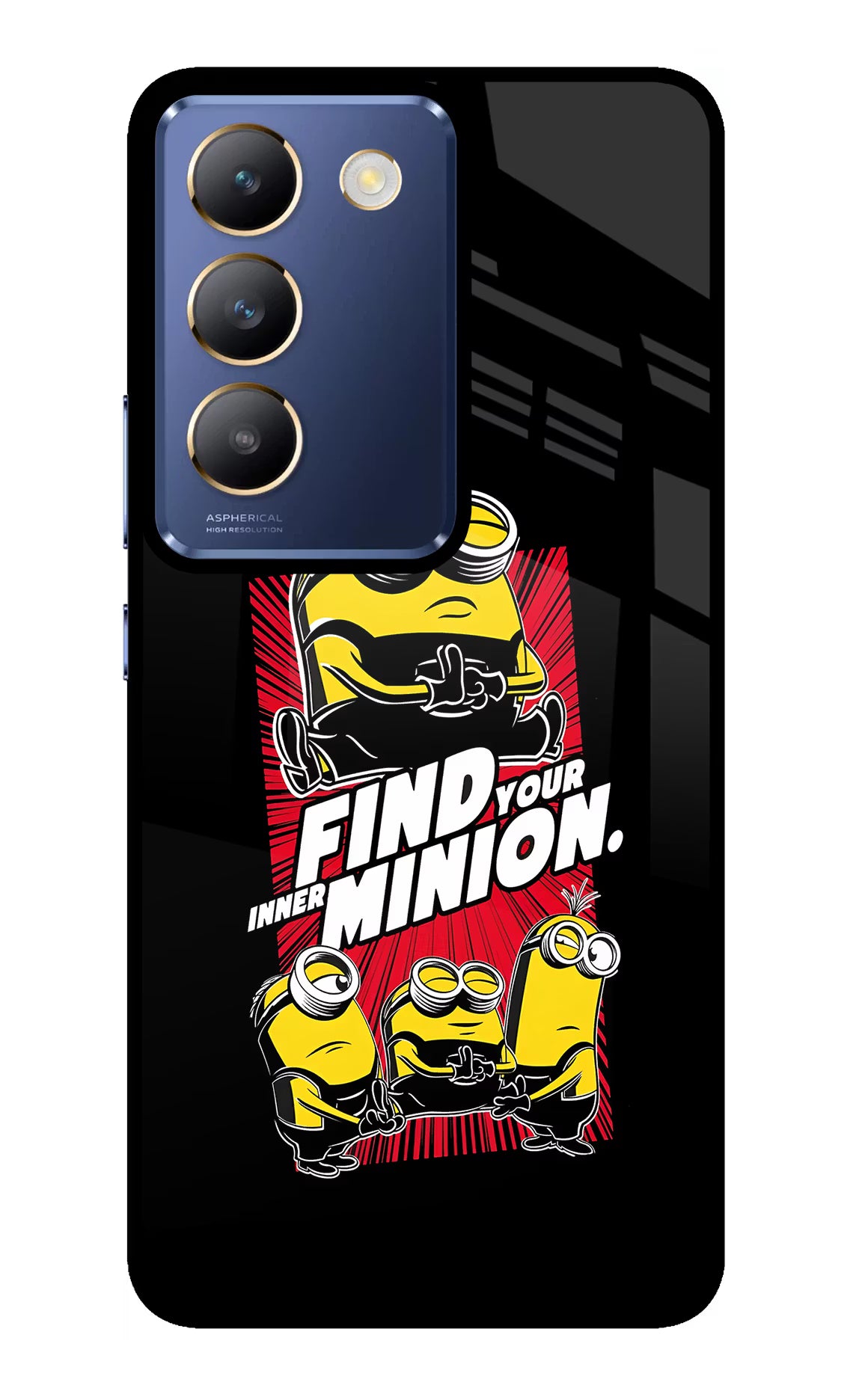 Find your inner Minion Vivo Y200E 5G/T3 5G Glass Case