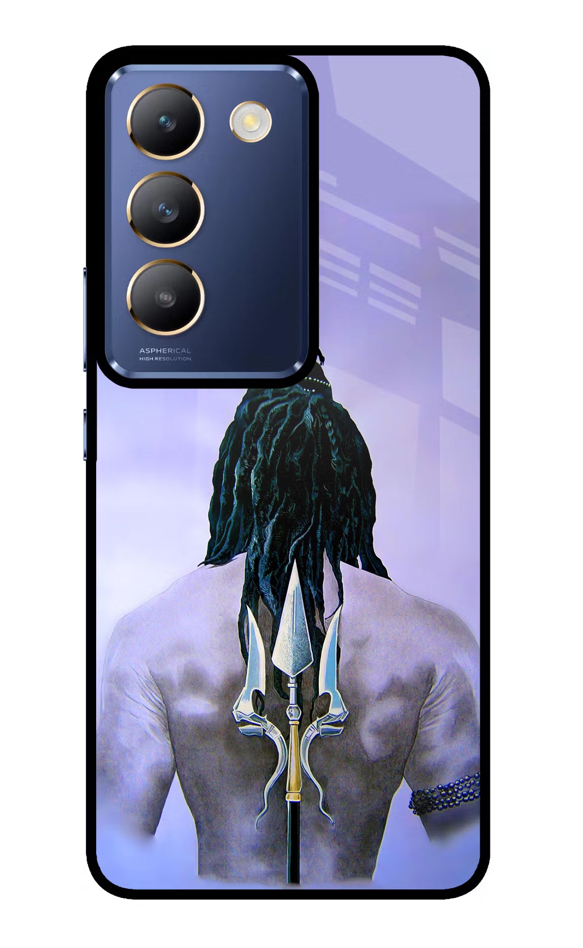 Shiva Vivo Y200E 5G/T3 5G Glass Case Back Cover by Casekaro