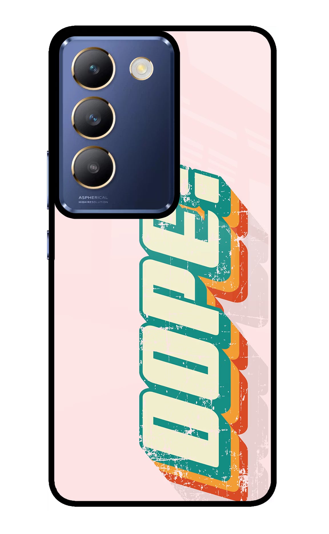 Dope Vivo Y200E 5G/T3 5G Glass Case Back Cover by Casekaro