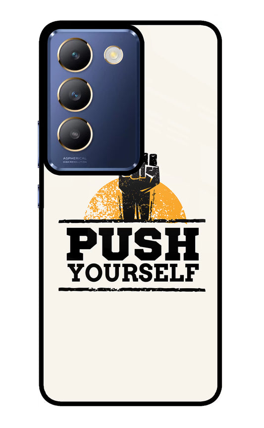 Push Yourself Vivo Y200E 5G/T3 5G Glass Case