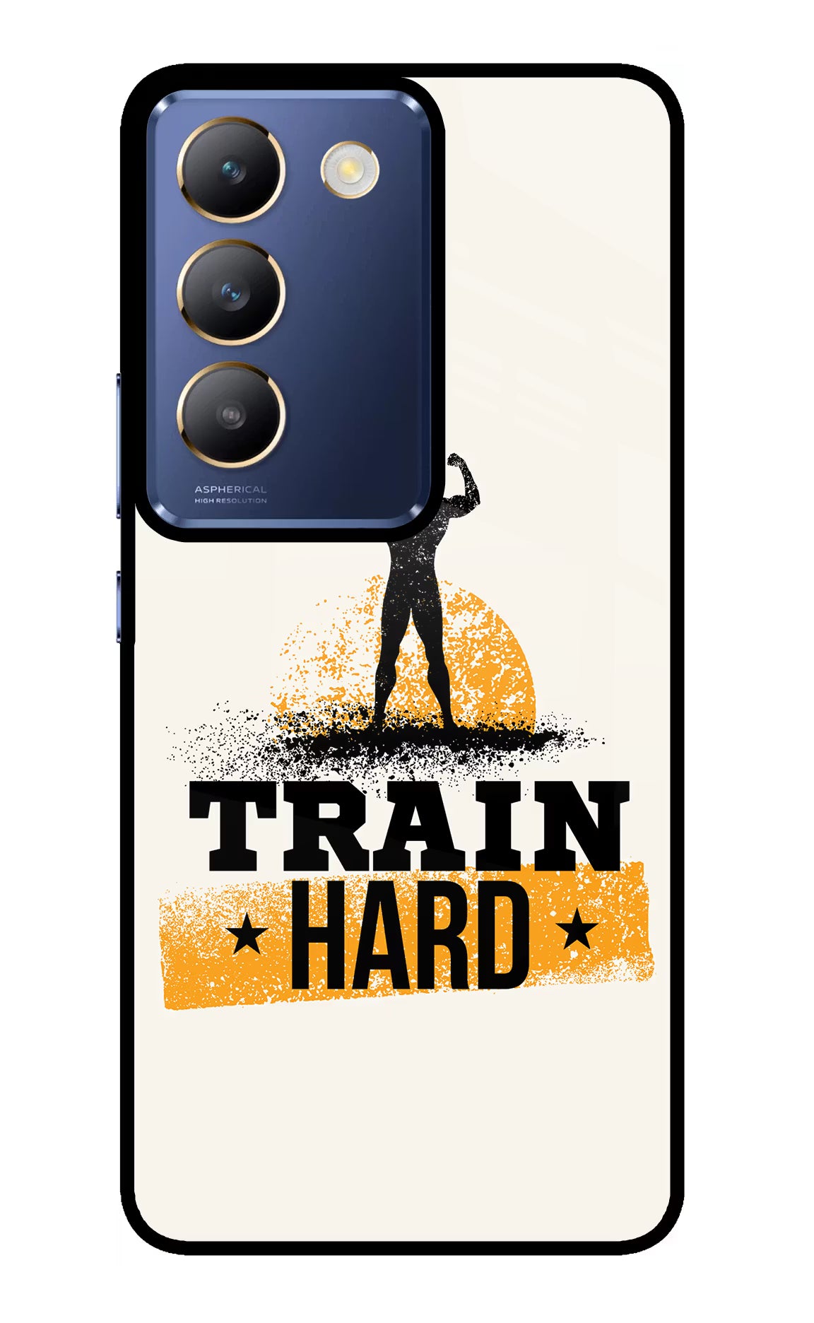 Train Hard Vivo Y200E 5G/T3 5G Glass Case