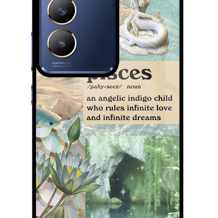 Pisces Zodiac Vivo Y200E 5G/T3 5G Glass Case