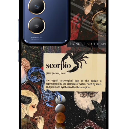 Scorpio Zodiac Vivo Y200E 5G/T3 5G Glass Case