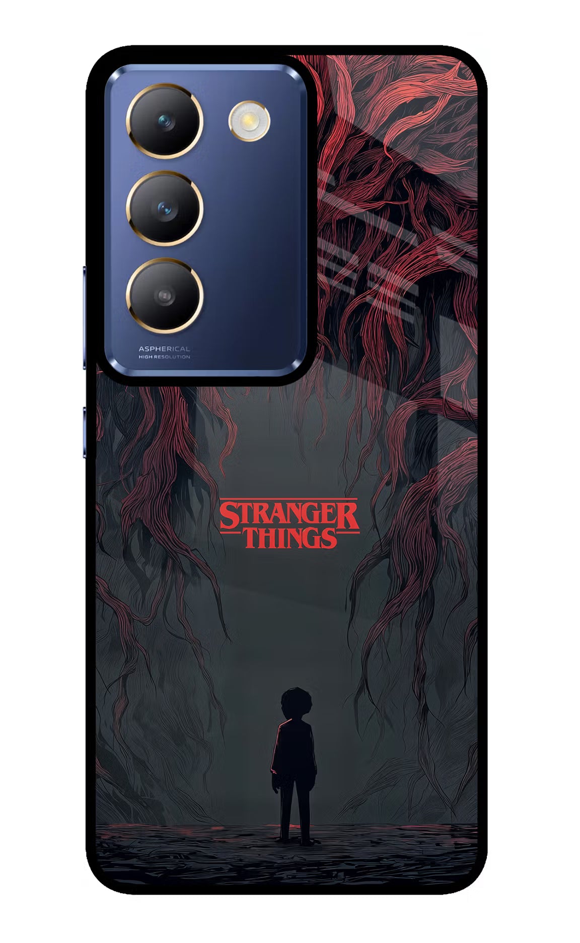 Ordinary Things Dark Side Vivo Y200E 5G/T3 5G Glass Case Back Cover by Casekaro