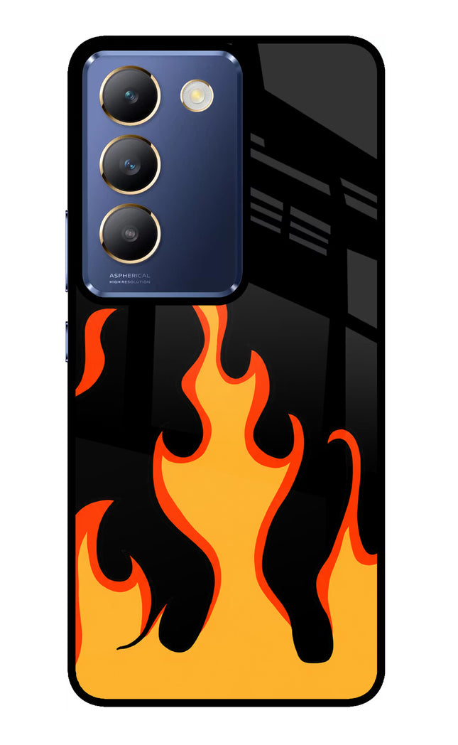 Fired Up – Black Vivo Y200E 5G/T3 5G Glass Case