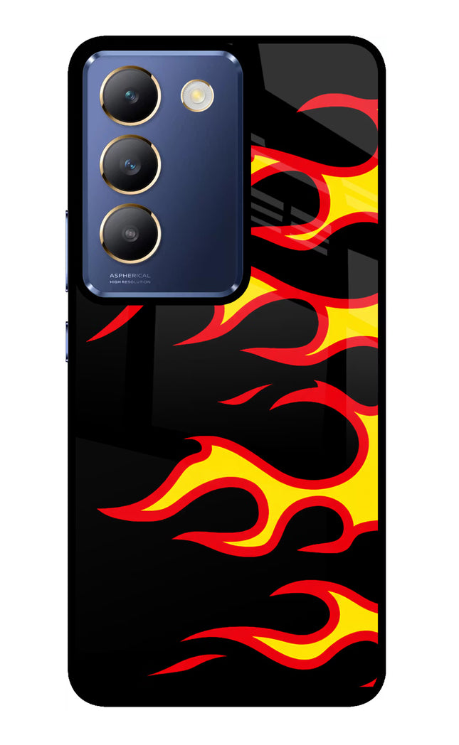 Side Sweep Flames Vivo Y200E 5G/T3 5G Glass Case