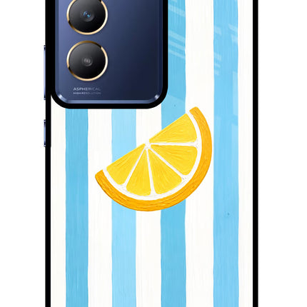 Summer Lemon Vivo Y200E 5G/T3 5G Glass Case