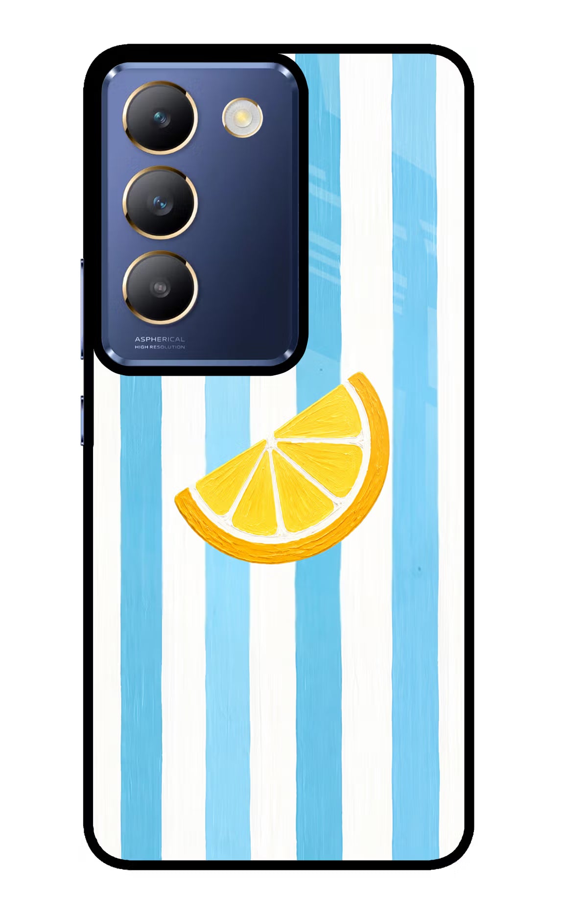 Summer Lemon Vivo Y200E 5G/T3 5G Glass Case