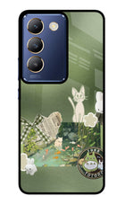 Aesthetic anime Vivo Y200E 5G/T3 5G Glass Case