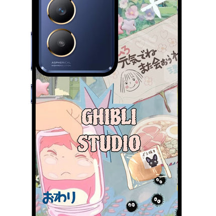 Studio Ghibli Vivo Y200E 5G/T3 5G Glass Case