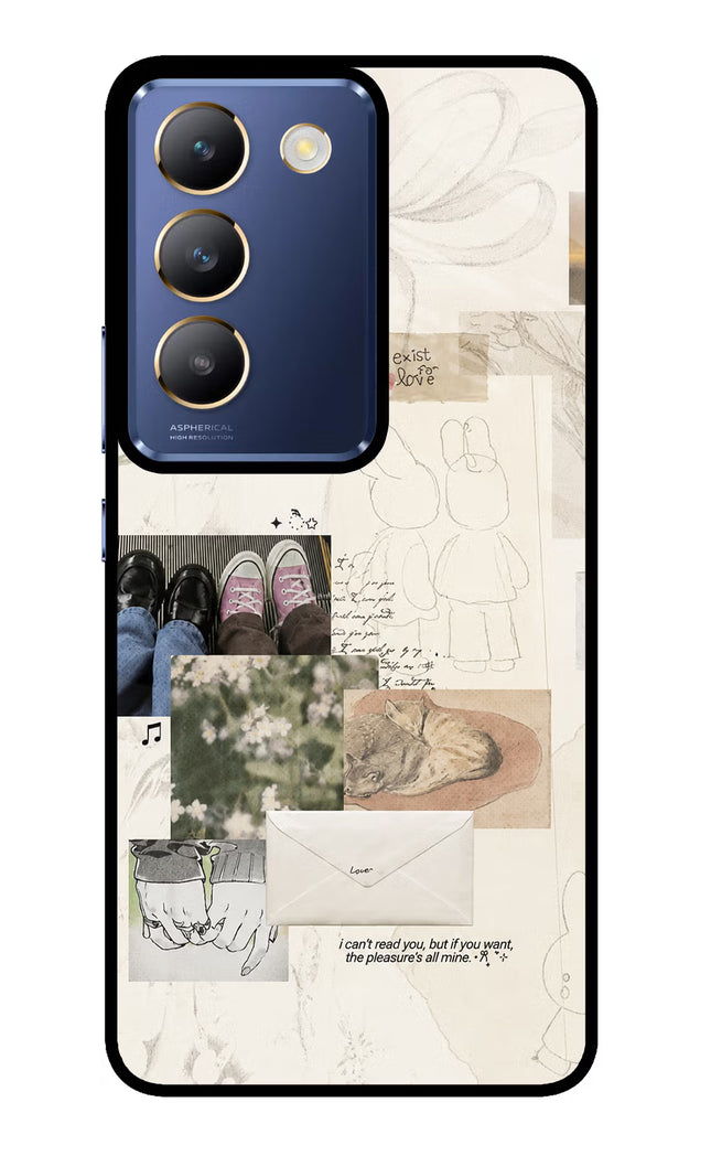Soft Aesthetic Vivo Y200E 5G/T3 5G Glass Case