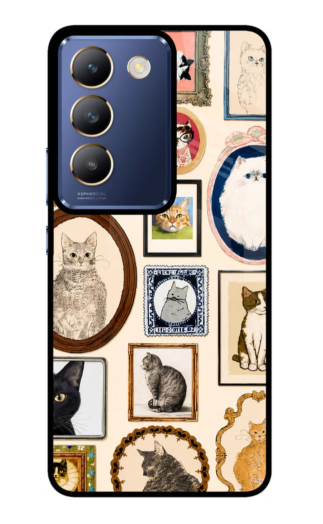 Mirror Cats Vivo Y200E 5G/T3 5G Glass Case