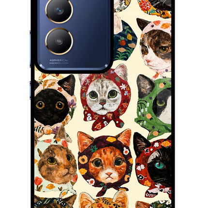 Cool Cat Vivo Y200E 5G/T3 5G Glass Case