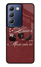 Velvet Cherry Vivo Y200E 5G/T3 5G Glass Case