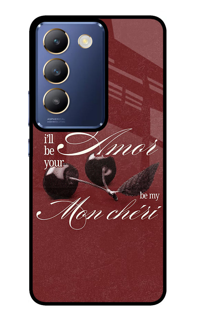 Velvet Cherry Vivo Y200E 5G/T3 5G Glass Case