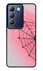 Pink Web Vivo Y200E 5G/T3 5G Glass Case