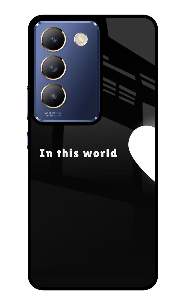 This World Vivo Y200E 5G/T3 5G Glass Case