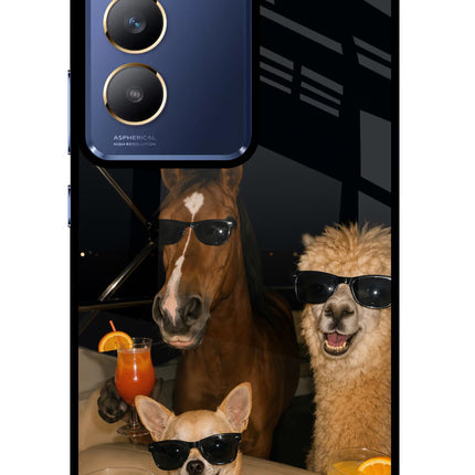 Party Squad Vivo Y200E 5G/T3 5G Glass Case