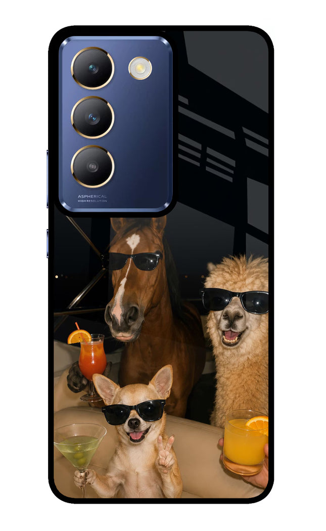 Party Squad Vivo Y200E 5G/T3 5G Glass Case